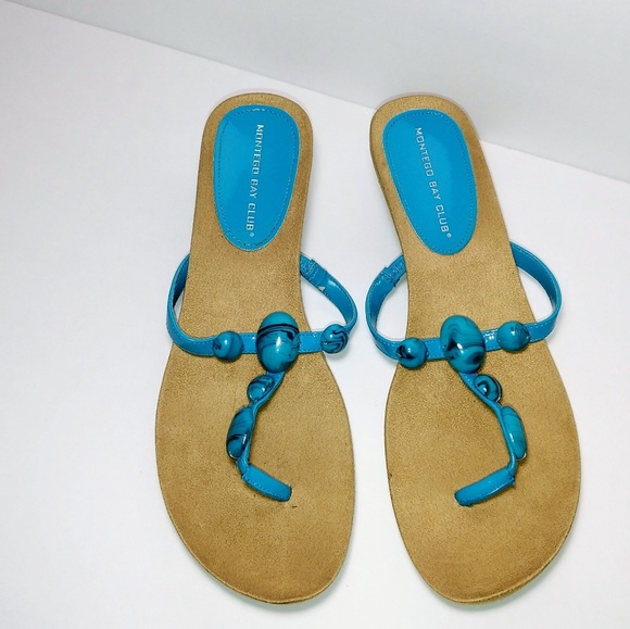 Montego Bay Club Shoes - Aqua Blue Sandals